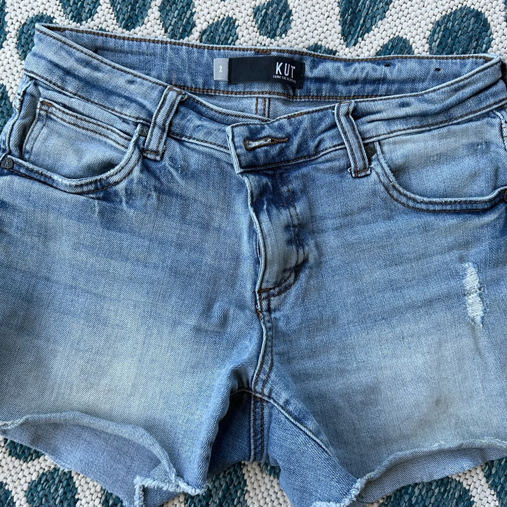 Kut from the Kloth Light Blue Denim Shorts